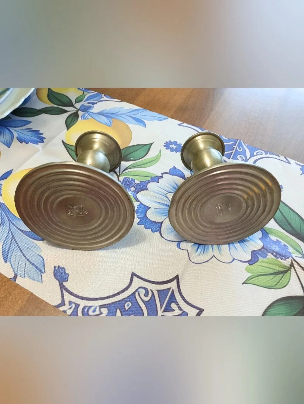 Vintage Leonard Genuine Pewter Candle Sticks (4 1/2